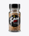Spice Jar with Ground Pepper Mix Mockup