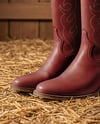 Pair of Women's Cowboy Boots Mockup