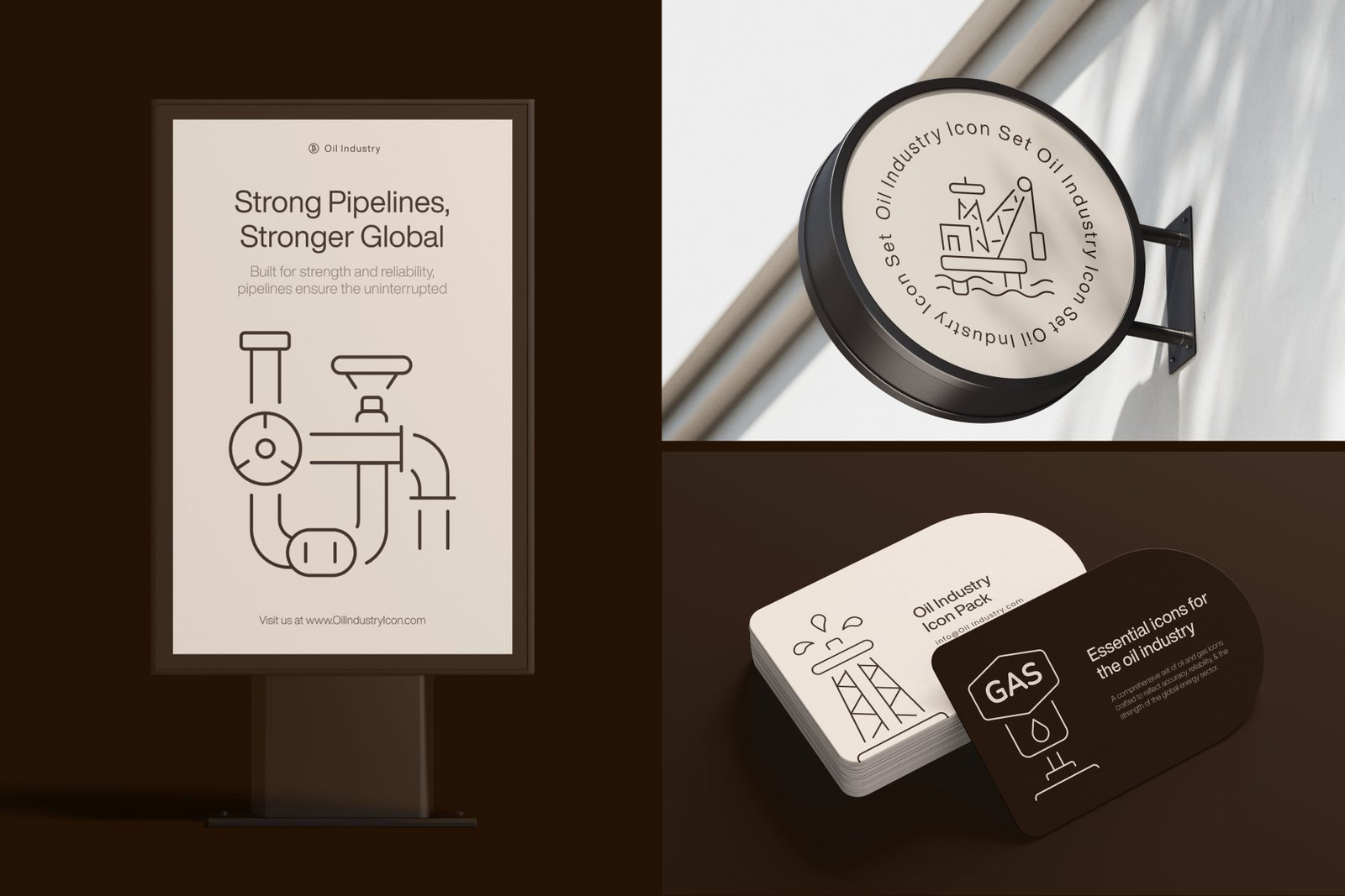 Oil Industry Icon Set