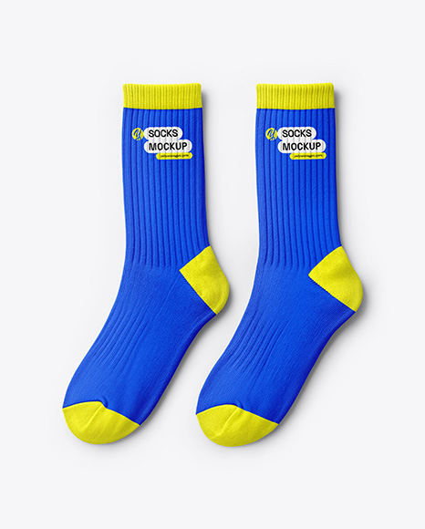 Pair of Socks Mockup