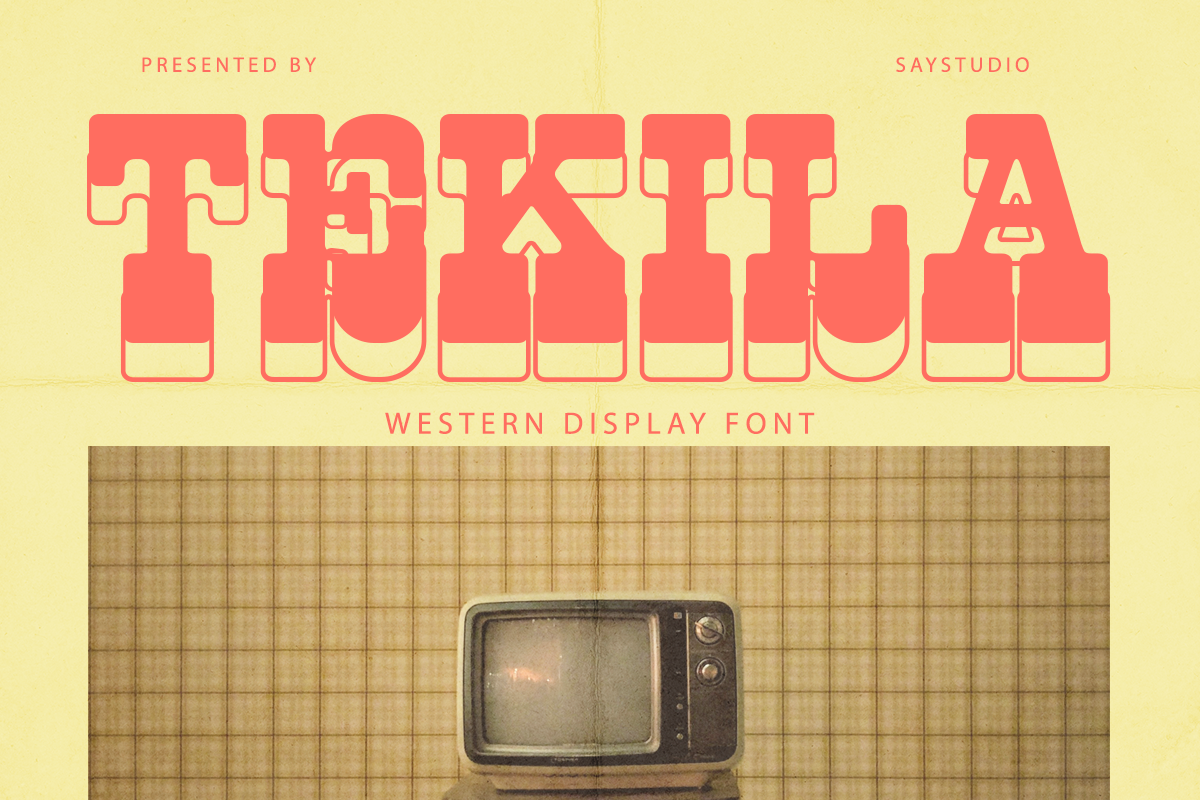 Tekila - Western Display Font