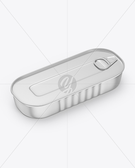 Oval Tin Can Mockup