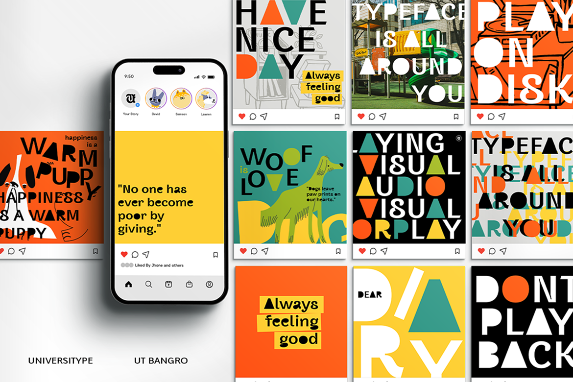 UT Bangro - A Bold Display Font