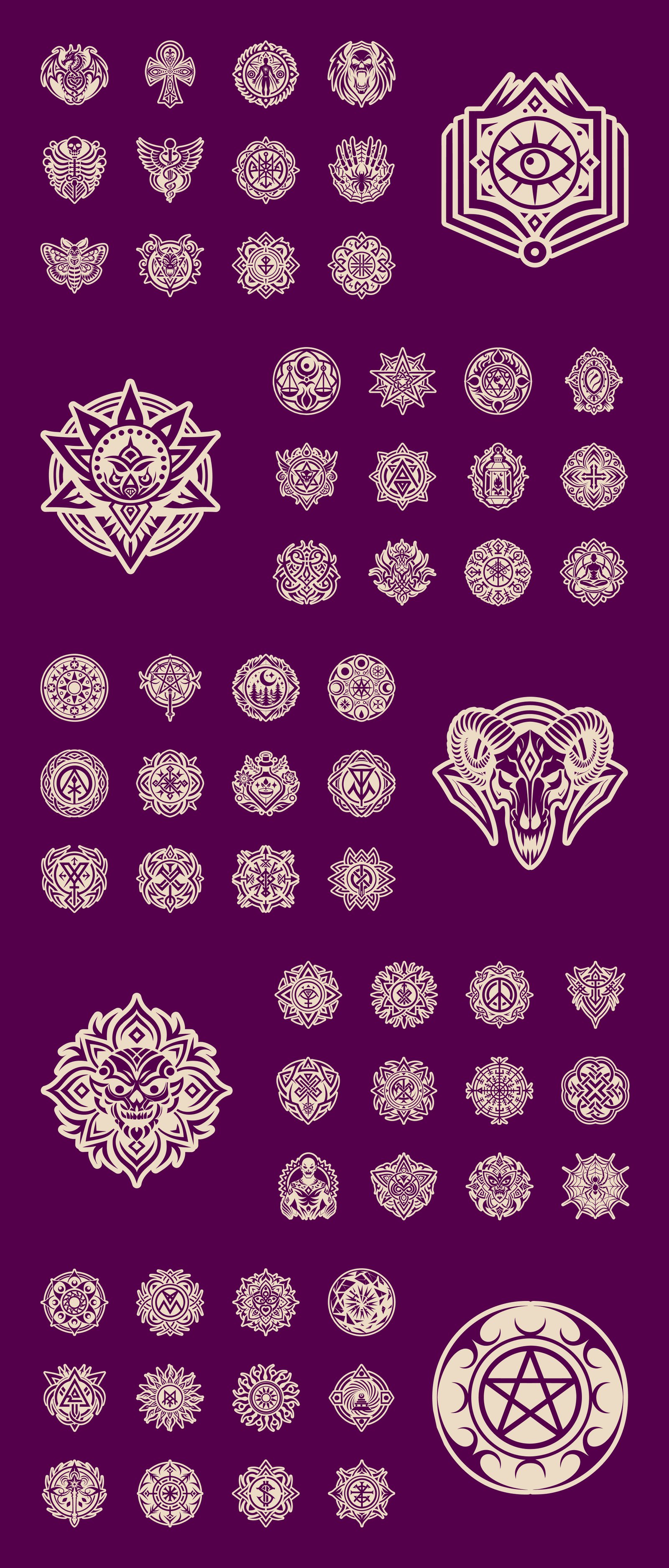 Witchcraft Symbols Set