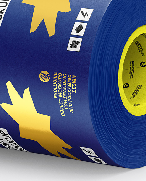 Kraft Paper Roll Mockup