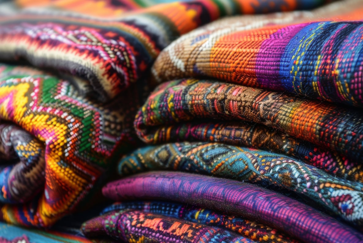 South American Fabric Patterns - 48 images