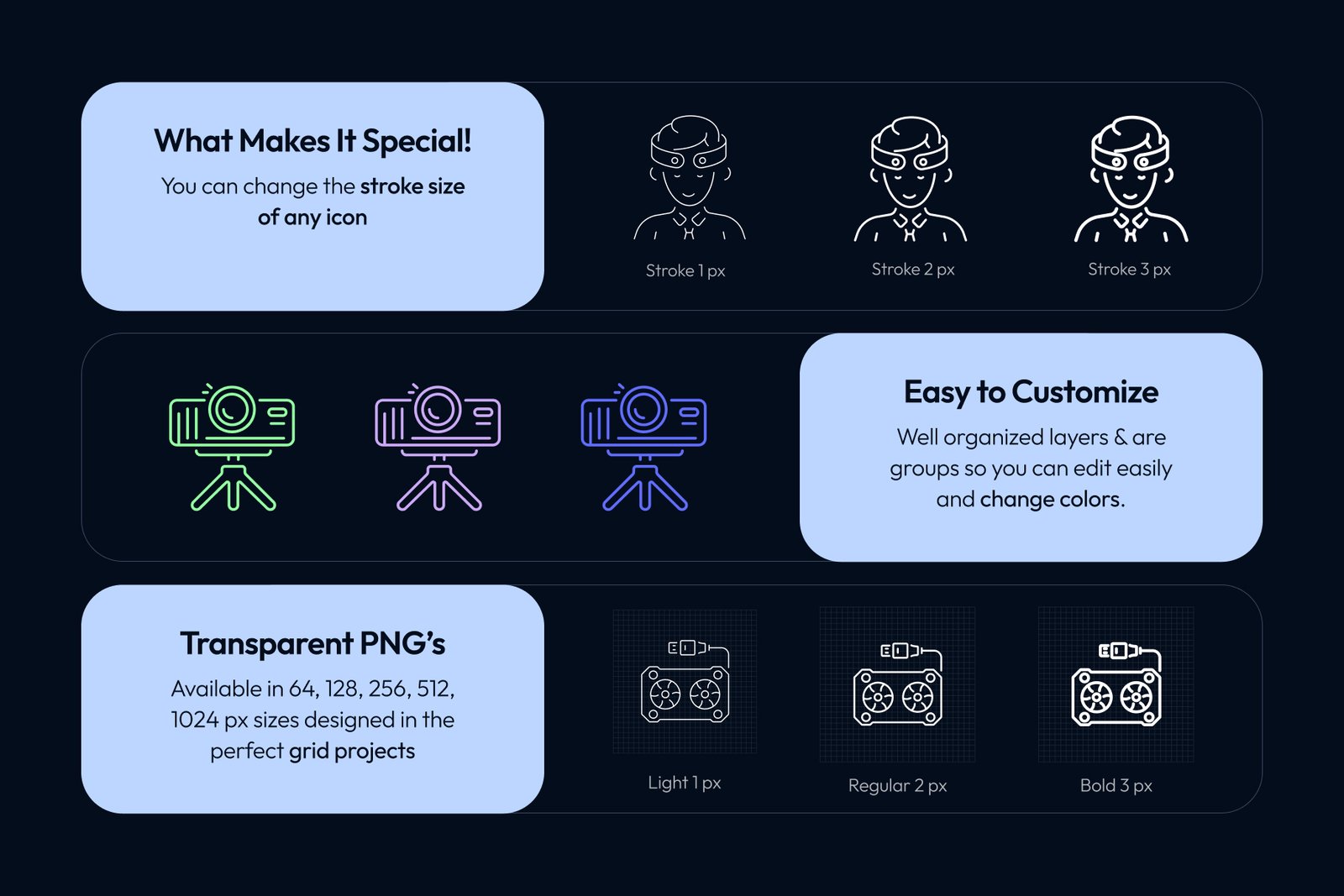 Tech Gadget Icon Set