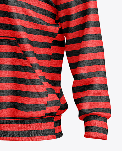Men's Heather Hoodie Mockup - Half Side View