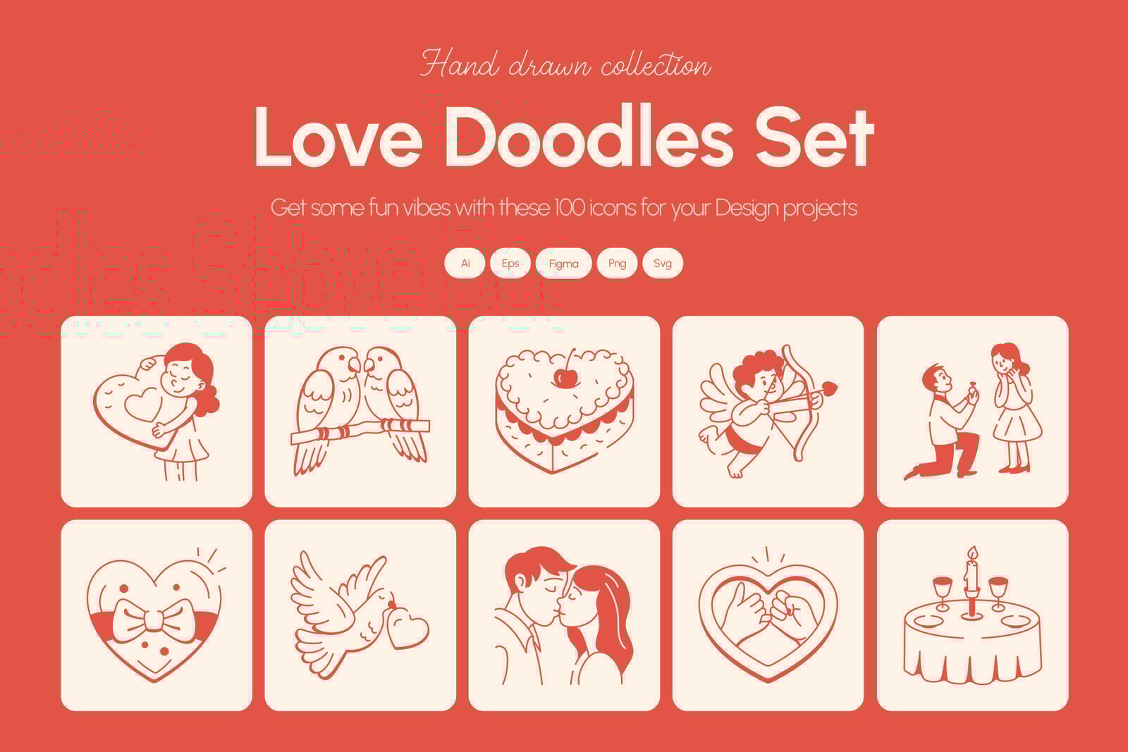 Love Doodles Set