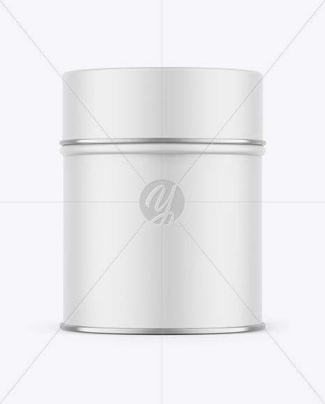 Matte Tin Can Mockup