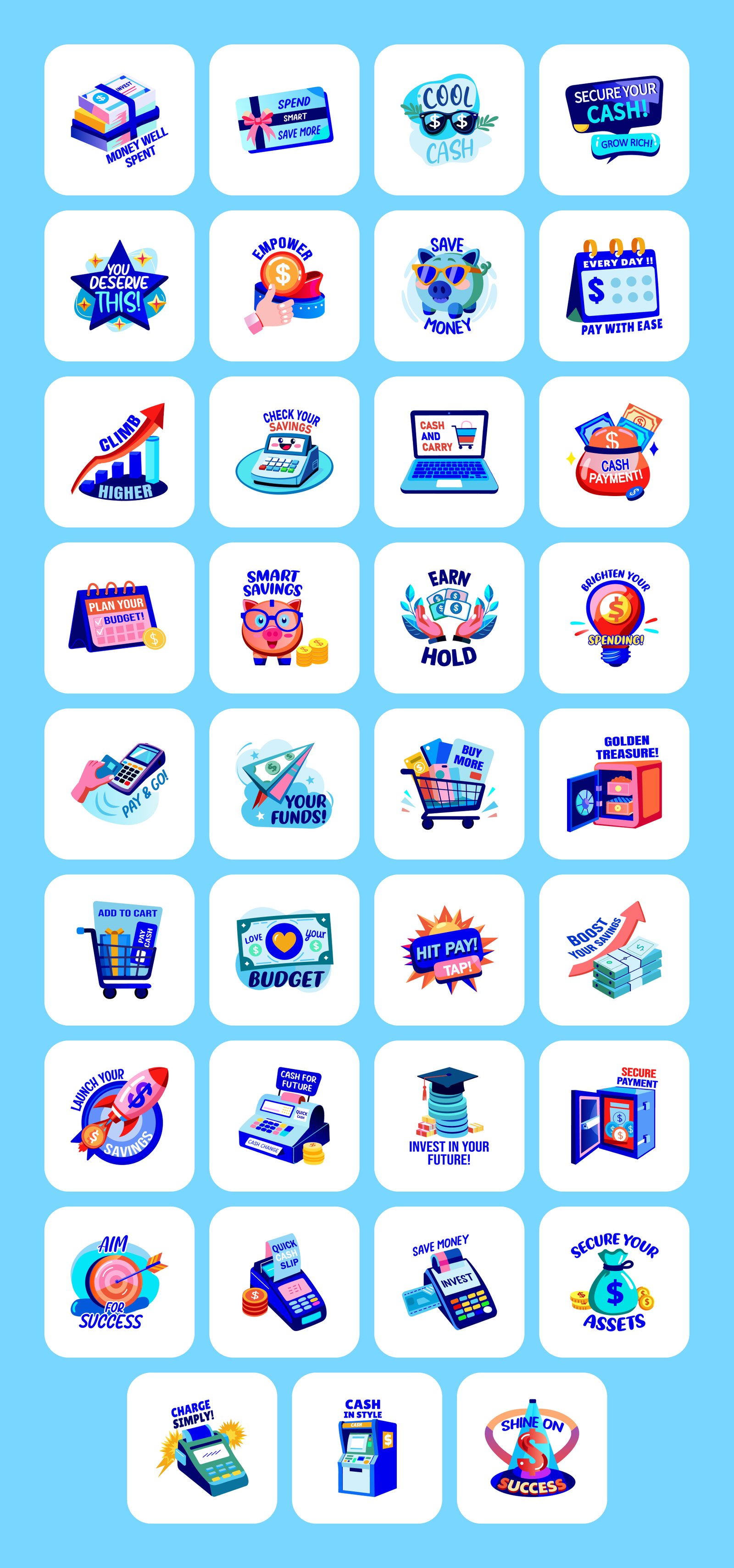 Credit and Debit Card Stickers