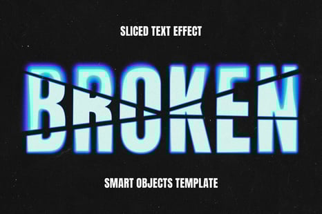 Broken Blur Text Effect - Add-Ons