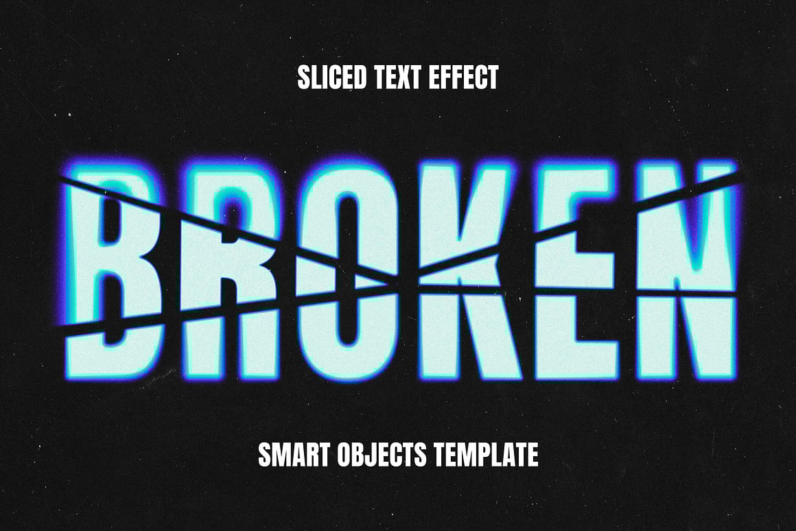 Broken Blur Text Effect