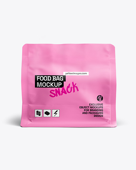 Food Bag Mockup - Cookie packaging mockup