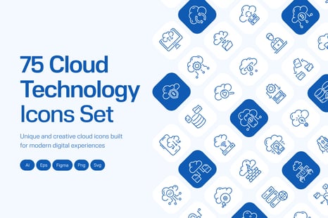 Cloud technology icon
