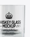 Clear Whisky Tumbler Glass Mockup
