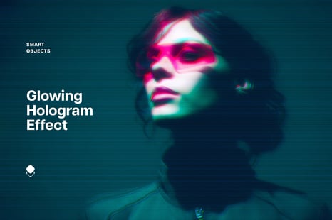 Glowing Hologram Photo Effect - Add-Ons