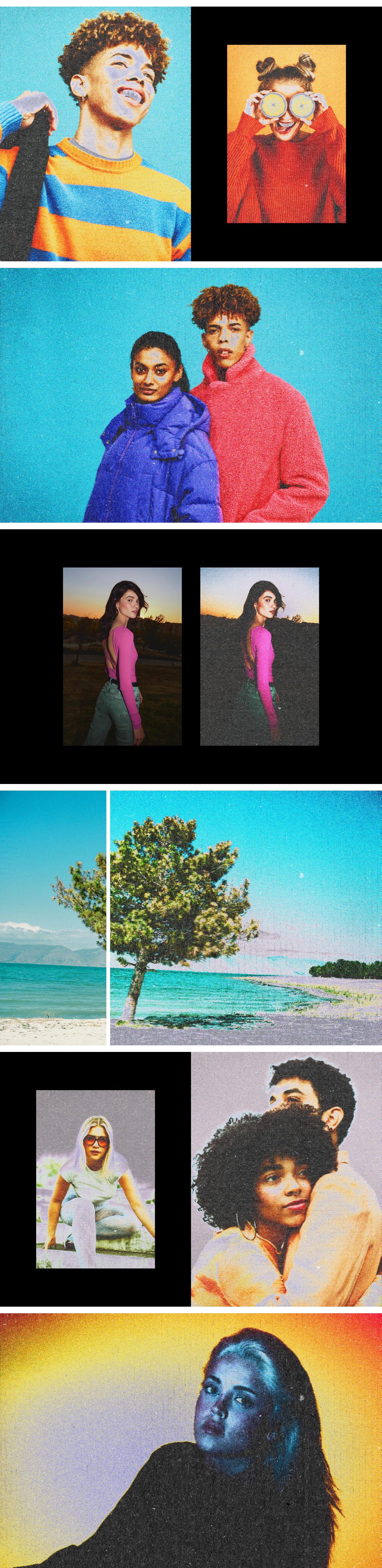 Broken Oversaturated Printer Photo Effect