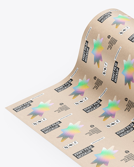 Kraft Paper Roll Mockup