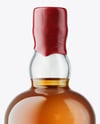 Whiskey Bottle With Glass Mockup