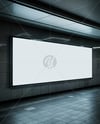 Billboard in Underground Passage Mockup