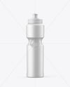 Matte Sport Bottle Mockup – Front View