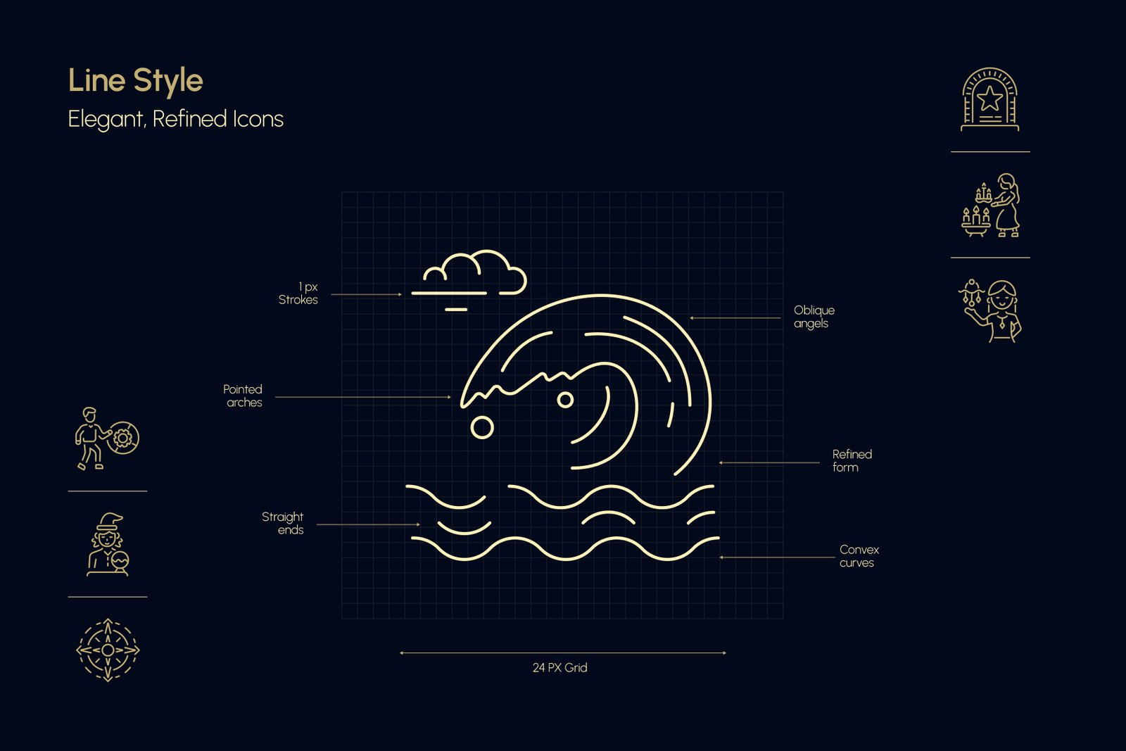 Astrology and Zodiac Icon Set