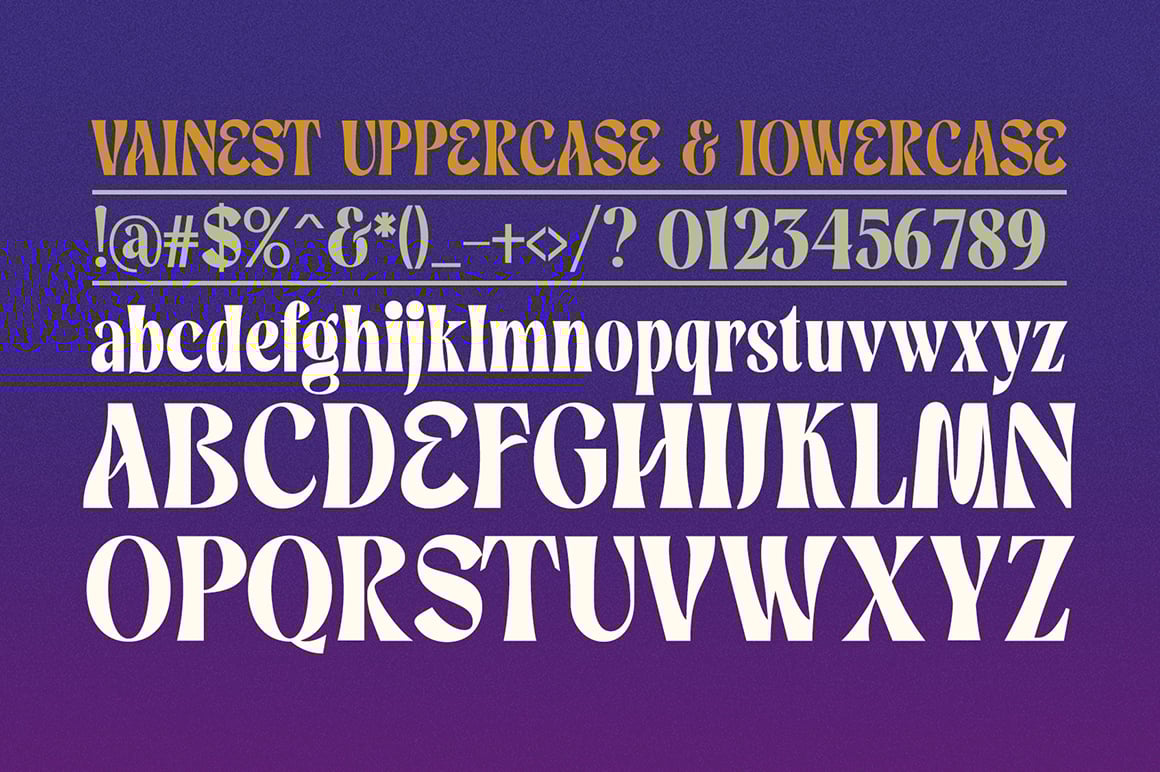 Vainest Font