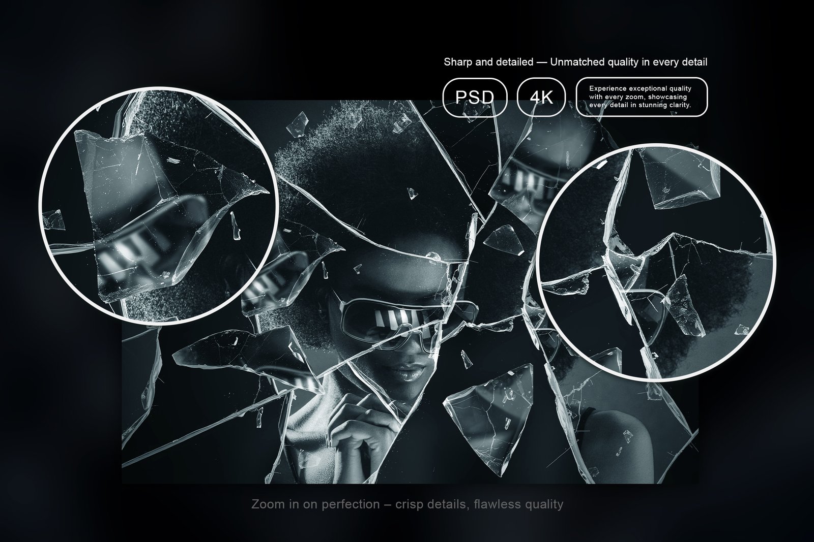 Broken Glass Photo Effect