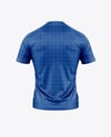 Crew Neck Rugby Jersey Mockup - Back View