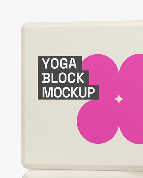 Two Yoga Blocks Mockup