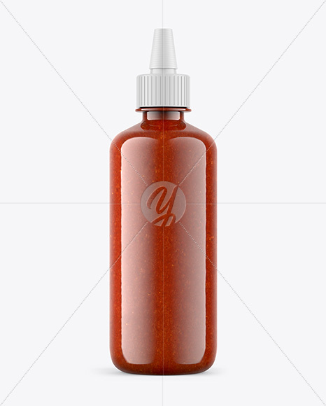 Tomato Sauce Bottle Mockup