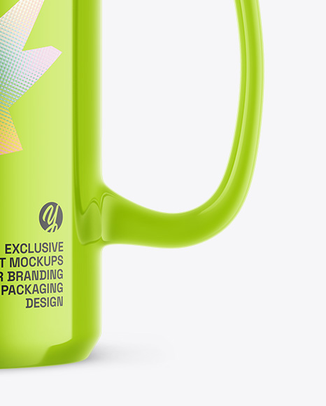 Glossy Mug Mockup