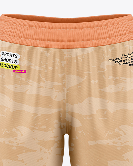 Women's Running Shorts Mockup - Front View