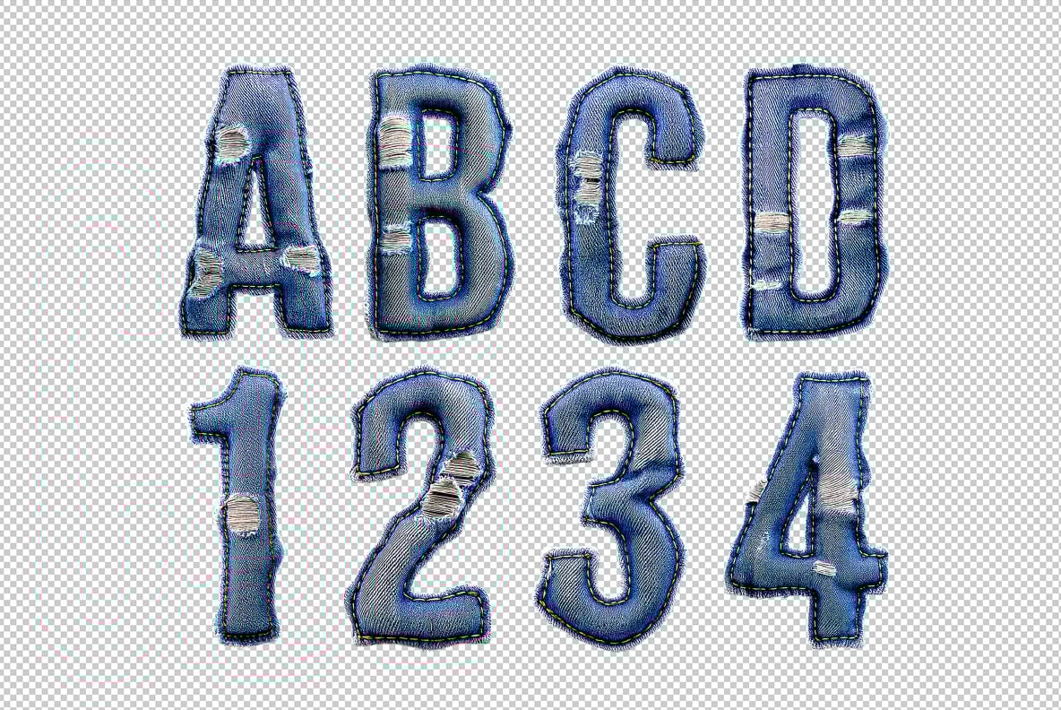 Denim Drip Font