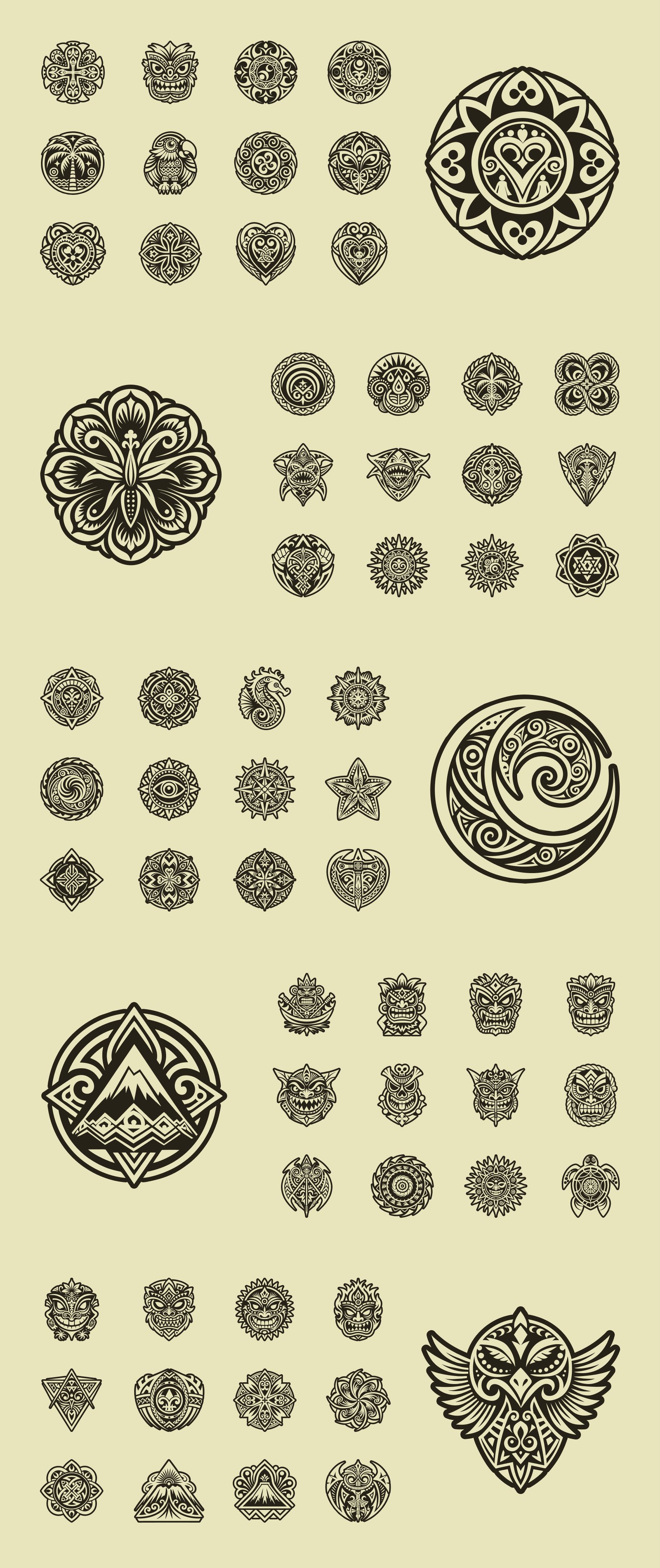 Polynesian Tattoo Symbols