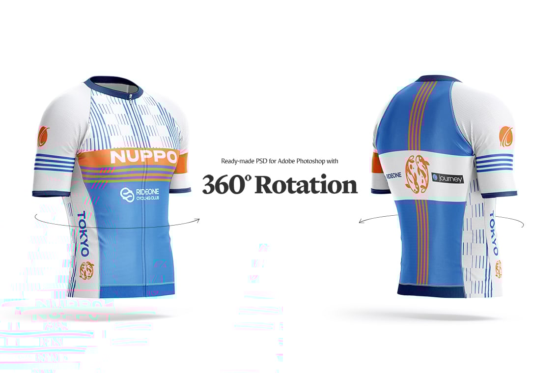 Cycling Jersey Animated Mockup