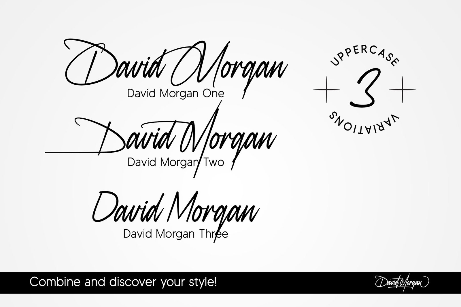 David Morgan - Signature Font