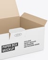 Paper Box Mockup
