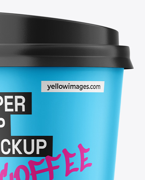 Coffee Cup Mockup – Front View