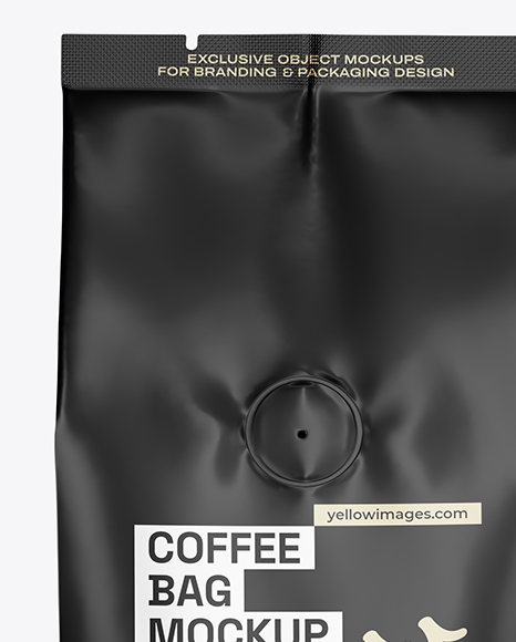 Matte Coffee Bag Mockup
