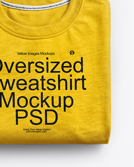 Folded Sweatshirt Mockup