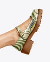 Mary Janes on Woman's Legs Mockup