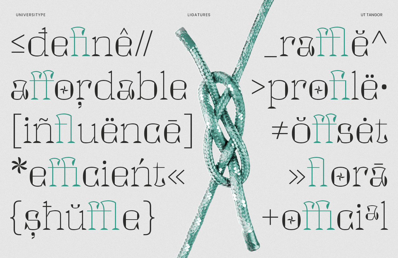 UT Tangor – A Distinctive Decorative Serif
