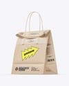Kraft Paper Shopping Bag Mockup
