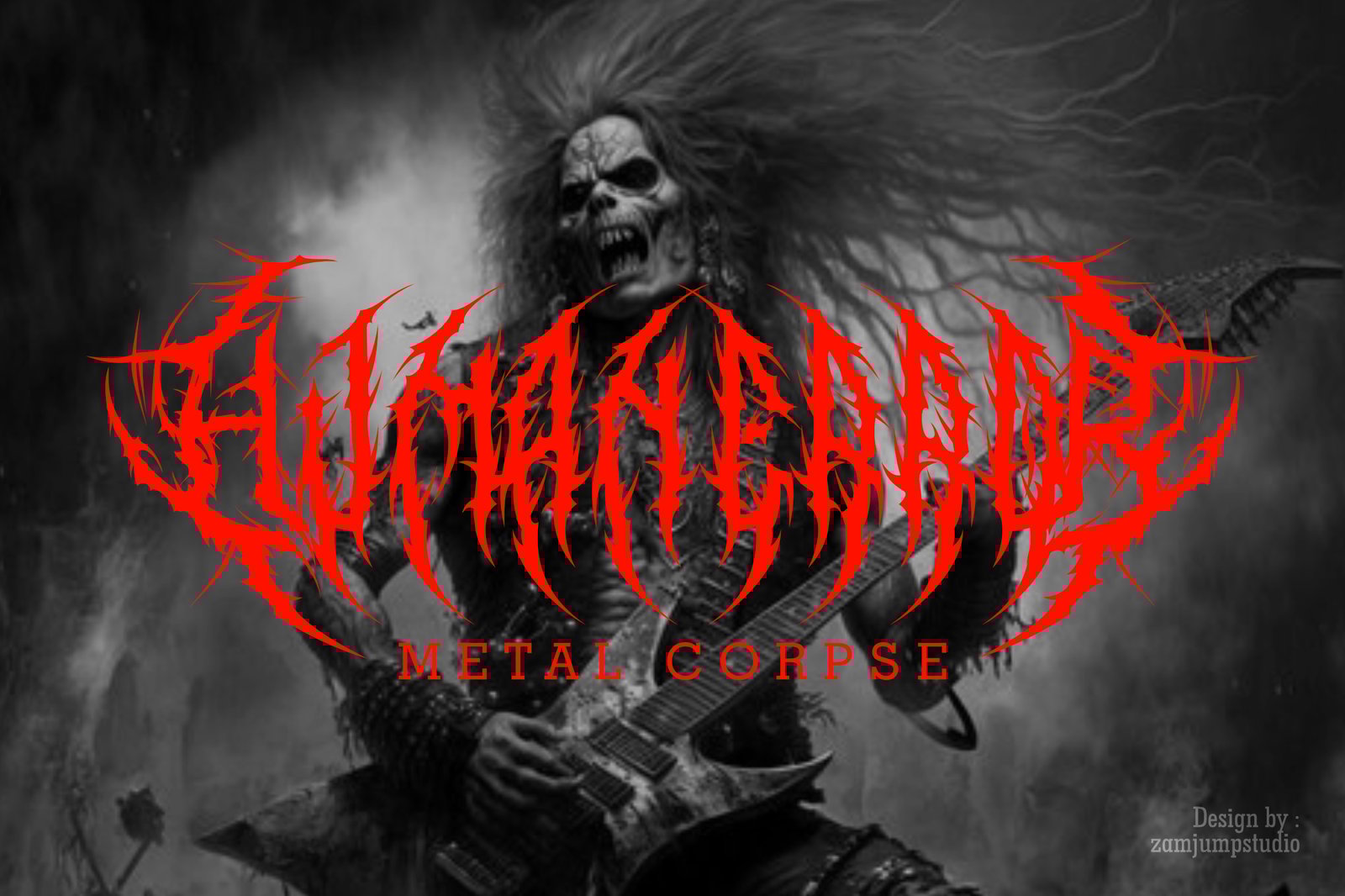 Gruthack - Death Metal Typeface