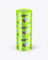 Metallic Film Roll Mockup