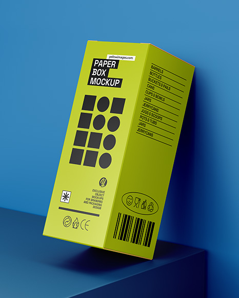 Paper Box Mockup