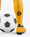 Kids Soccer Kit w/ Mannequin Mockup - Back view