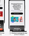 Three Long Scrolls Mockup